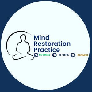 Mind restoration practice logo
#mental health
#Kent
#De-Stress, rethink and connect